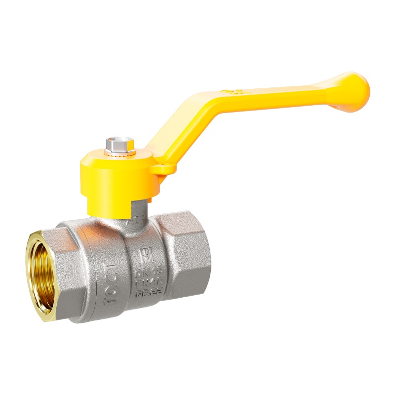 Кран шаровый PN40 1/2" В/В газовый, длинная ручка