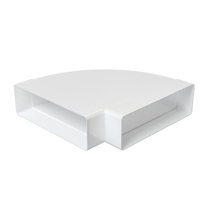 Колено горизонтальное 8281 90° 204*60мм VENTS