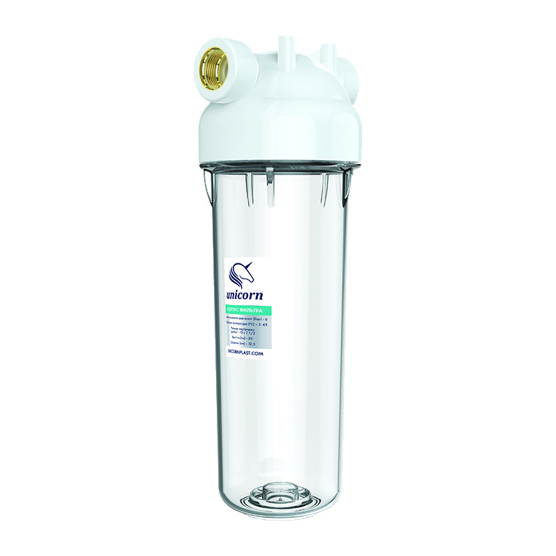 Фильтр магистральный Slim Line 10*1 Вр,для холод воды,латун.вставка,ключ,проз пласт