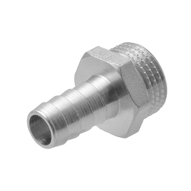 Штуцер для резиного шланга 1/2 НР*16мм