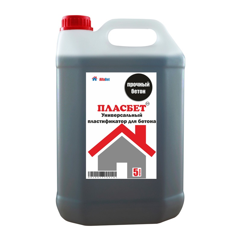 Пластификатор для бетона Пласбет (5л)