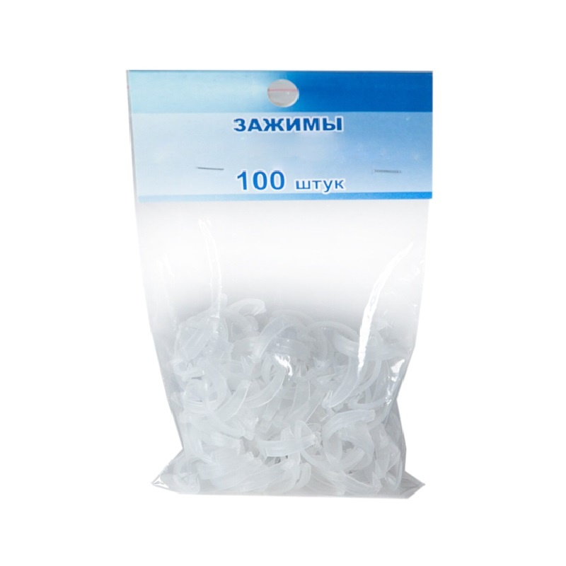 Скоба(зажим)пластиковая д/крепления теплоизоляции из вспененного п/э