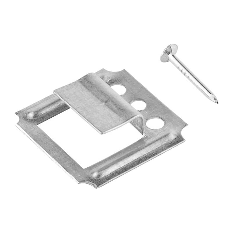 Кляймеры №3 с гвоздями, для креп. панелей ДСП и евровагонки (уп 100шт)