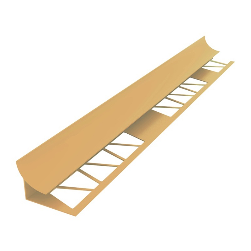 Раскладка-уголок под плитку 7-8мм (наружняя) 2,5м белая