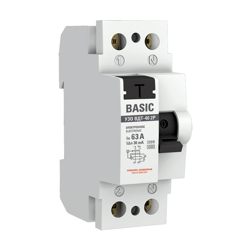 Устройство защитного отключения 4П 63А 30мА generica вд1-63 MDV15-4-063-030