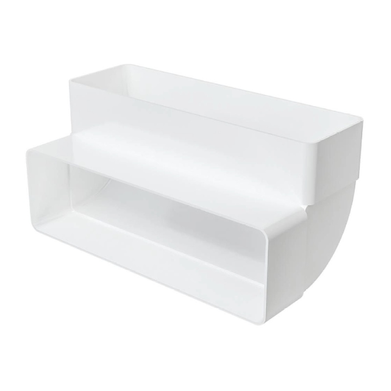 Колено вертикальное 8282 90° 204х60мм ЭРА