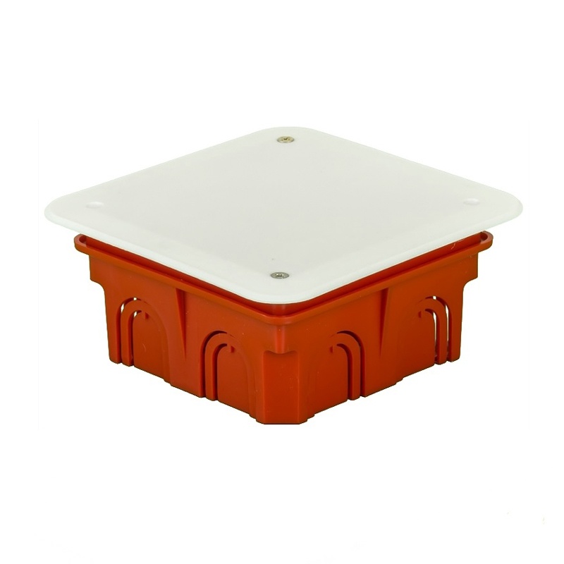 ХЕГЕЛЬ Коробка разветвительная с/у 102х102х50мм с крышкой,КР-1101-И