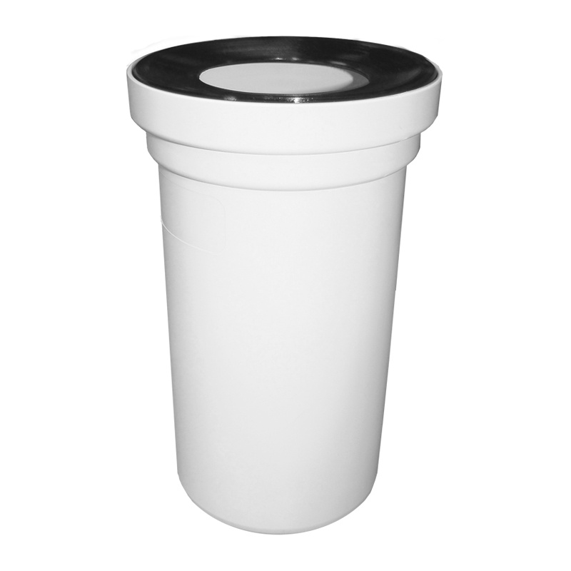 Труба д/унитаза Синикон жесткая прямая с рез.манжетой d=110 мм*45гр