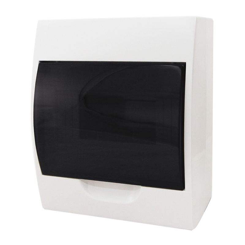 Щит распределительный с DIN-рейкой ЩРН-П-8 (8 модулей) RAL7035