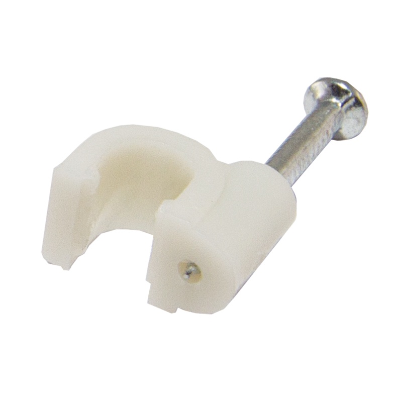 Скоба 10мм плоскаяпластиковая(50шт)TDM