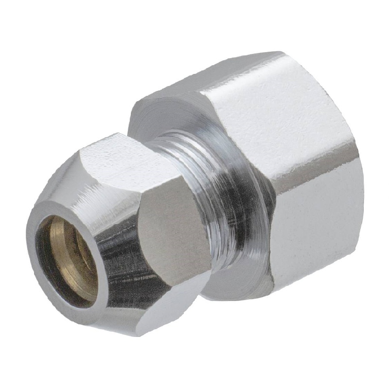 Переходник с обжимной цангой 1/2*3/8 В-Н на 10мм