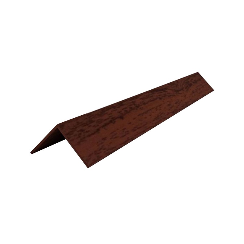 Угол отделочный из ПВХ 20х20мм махагон (2,7м)