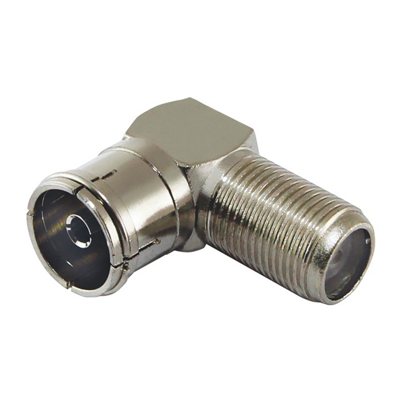 Переход штекер F-гнездо F угловой