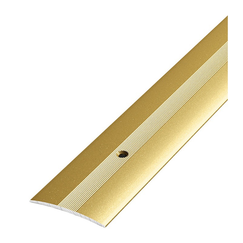 Порог стыкоперекрывающий Лука, Золото (1,8м х 37мм) ПС-03-02