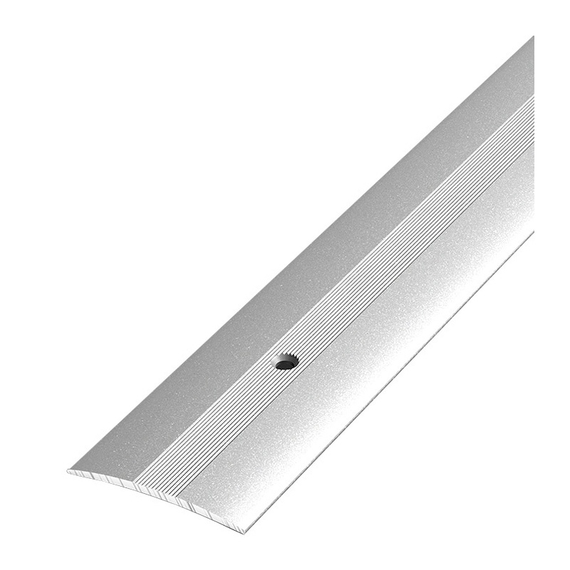 Порог стыкоперекрывающий Лука, Серебро (0,9м х 37мм) ПС-03-01п