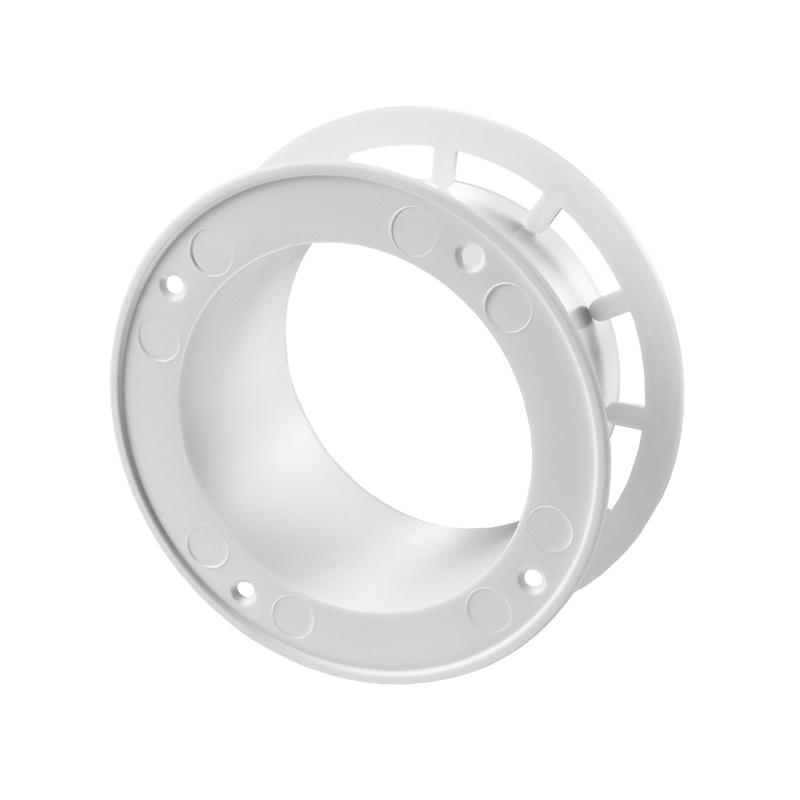 Фланец d=100 оцинк.,белый