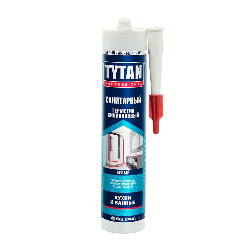 Герметик силиконовый санитарный Tytan 85г белый