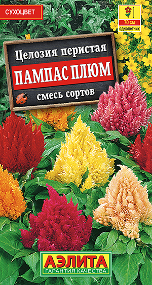 Целозия перистая Пампас плюм смесь 0,3гр  /10 Аэлита цв автоматический выключатель