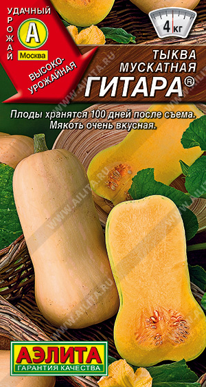 Тыква Гитара мускатная 1гр Аэлита цв