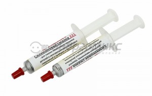 Смазка силиконовая 221 до+350С 2мл шприц