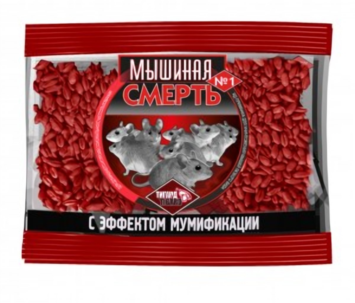 Приманка зерновая от мышей Мышиная смерть №1 100гр