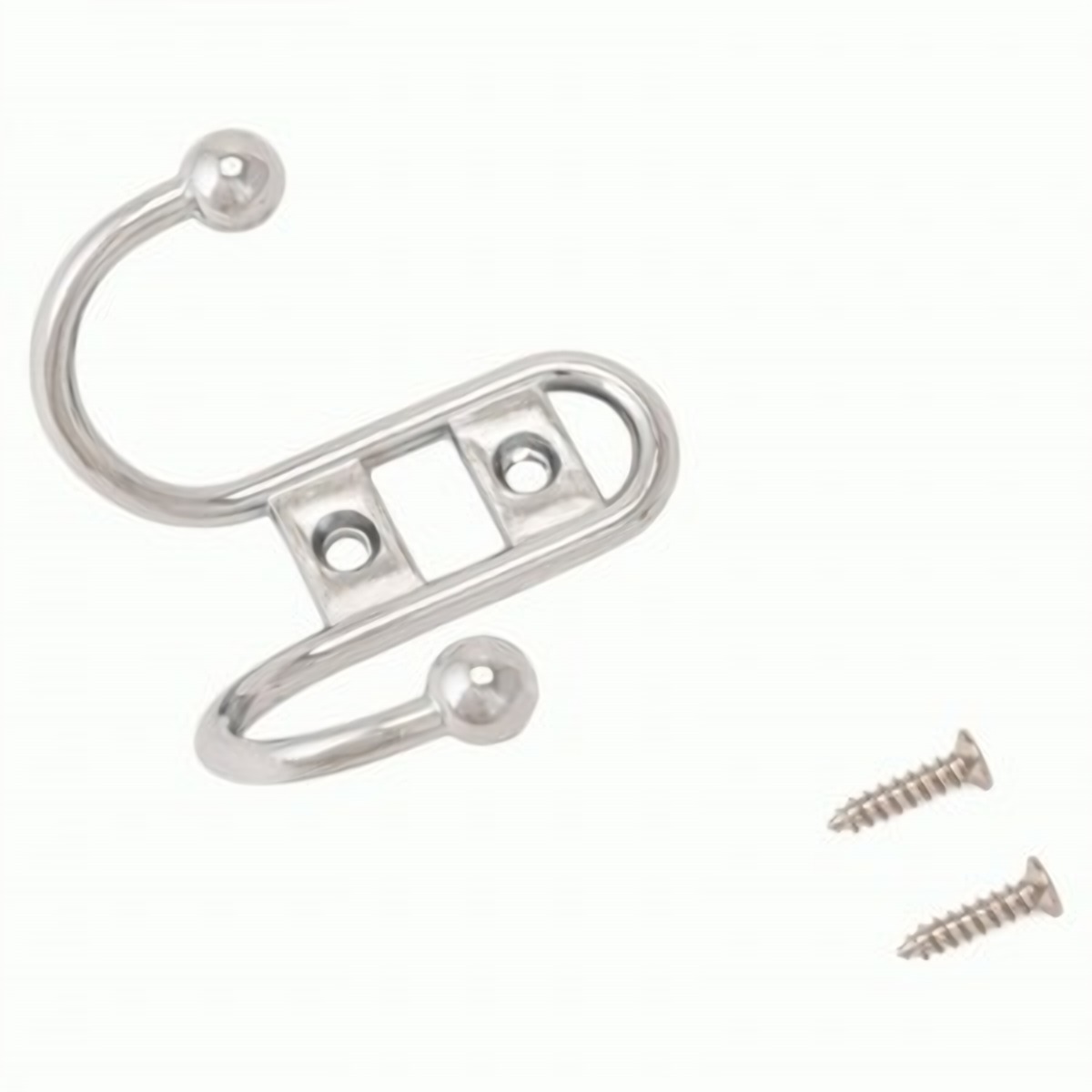 Крючок-вешалка хром STANDART 208 A CP 140х73х34мм EVROPAKET