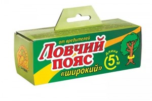 Ловчий пояс для деревьев лента 5м от мух тли мошки плодорожки белокрылки