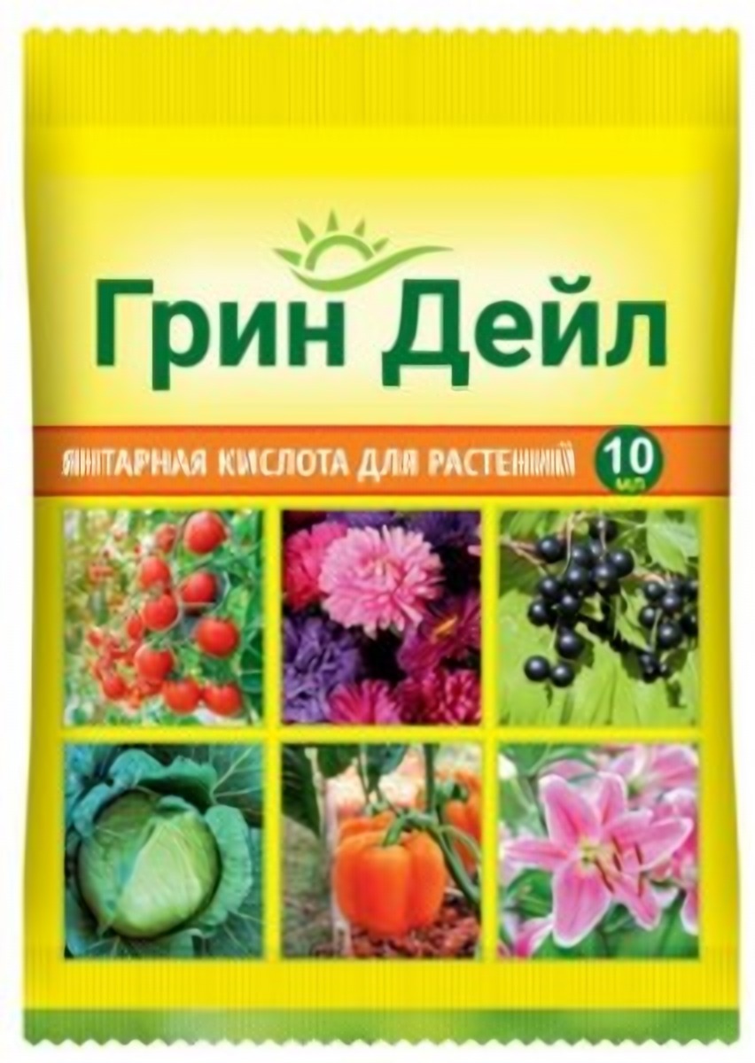 Янтарная кислота для растений Грин Дейл