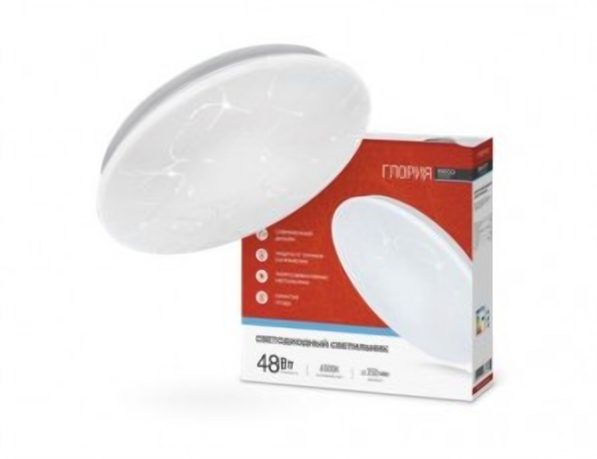 Светильник светодиодный декоративный Gloria 48W 3120лм 6500К d350 IP40 DECO 8643