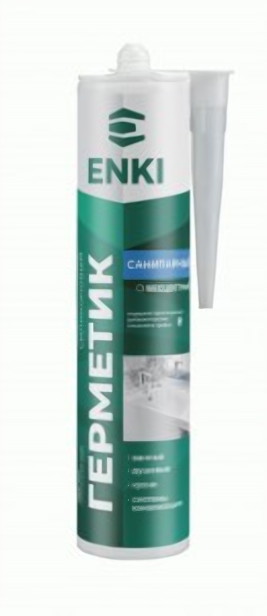 Герметик силиконовый Enki прозрачный 280г