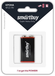 Батарейка крона Smartbuy 6F22/1B BL-1 SBBZ-9V01B