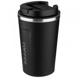 Термокружка черная COFFEE 380мл