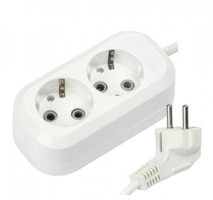 Удлинитель ПВС 3х1 2роз 2м 16А SmartBuy