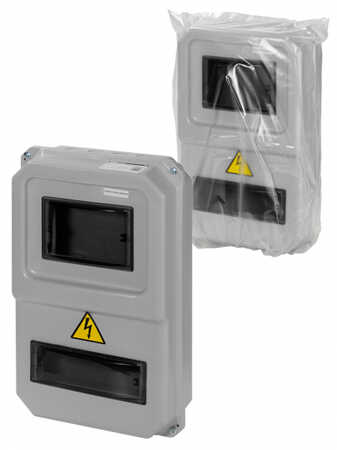Щит ЩУРН-П-1ф-8 (383х234х119) пластиковый IP54 TDM