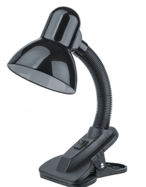Светильник настольный Navigator 61 640 NDF-C011-60W-BL-E27 прищепка, черный