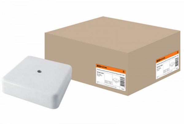Коробка распаячная КР 75х75х20 ОП белая IP40