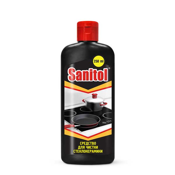 Средство для чистки стеклокерамики SANITOL ЧС-35 250мл