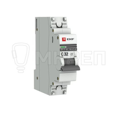 Автоматический выключатель EKF PROxima BA47-63 1P 32A 4,5кА