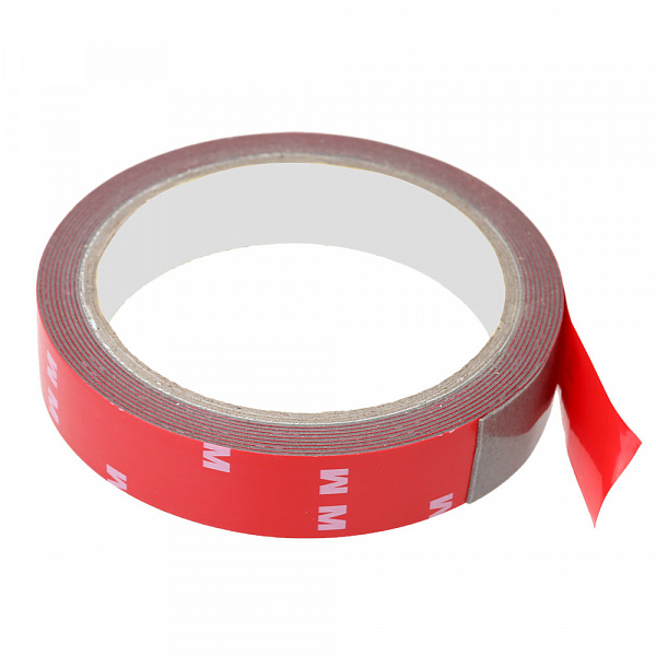 Скотч двусторонний 3M 20х5м красный