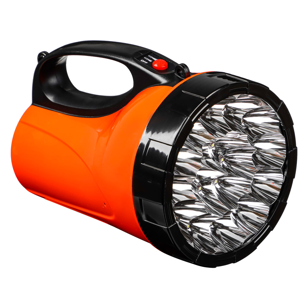 Фонарь прожектор 18LED 3хAA 220В пластиковый 17х11см