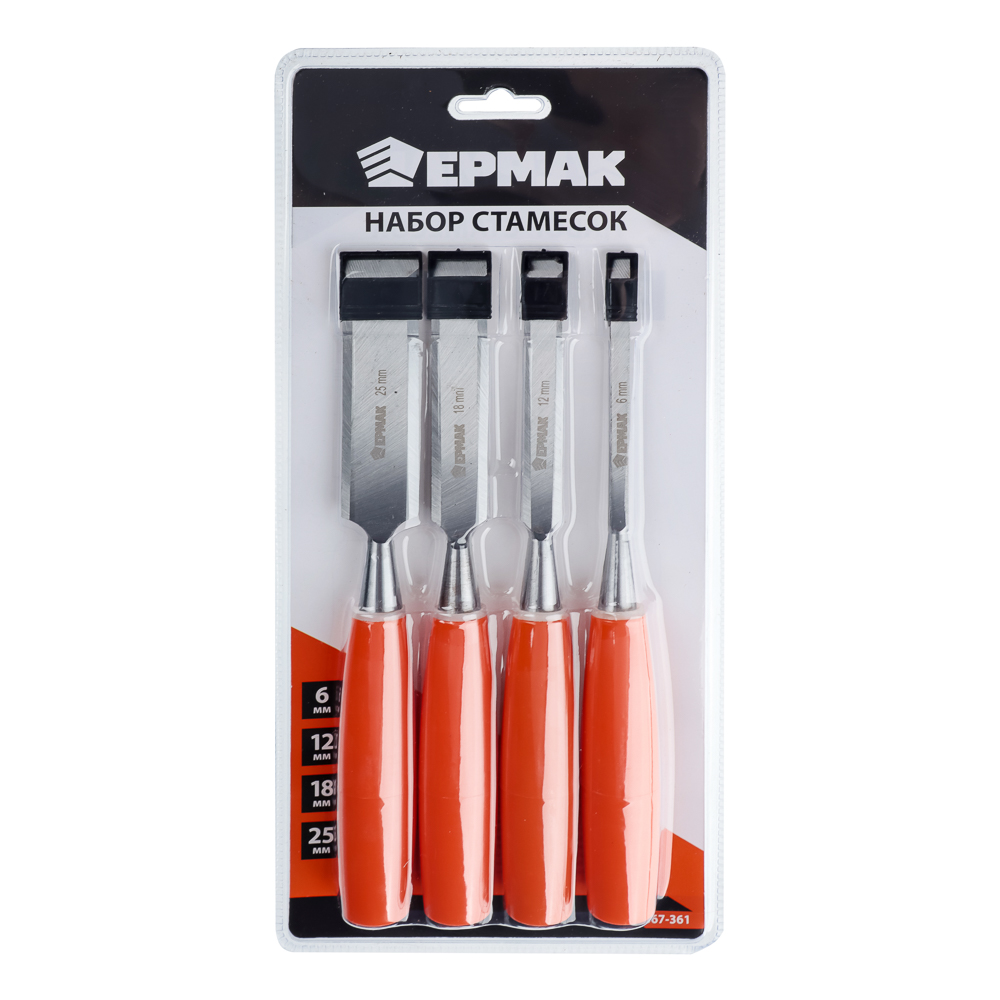 Набор стамесок 4предмета Ермак