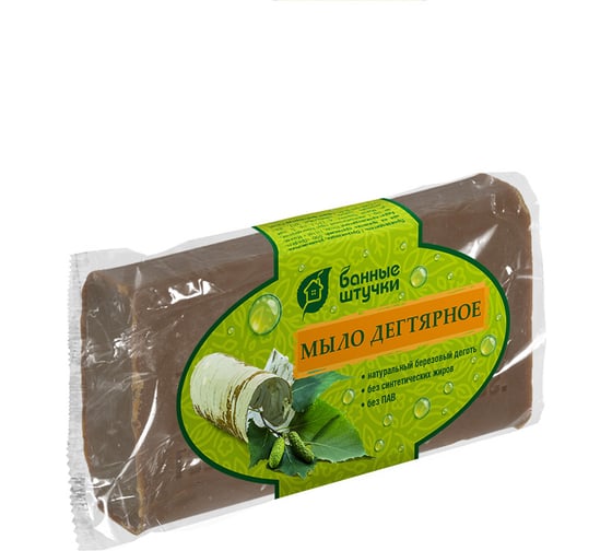 Мыло кусковое дегтярное Банные штучки 100г