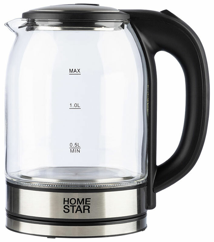 Чайник электрический HOMESTAR HS-1042 1,8л 2200Вт черный