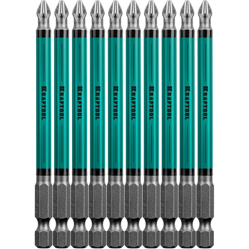 Бита PH2 100мм хвостовик E 1/4 KRAFTOL OPTIMUM
