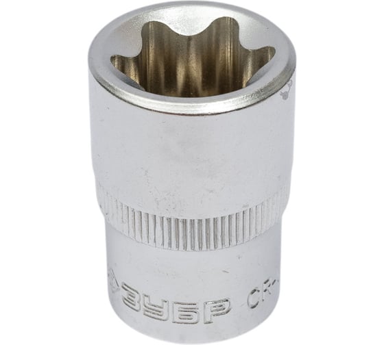 Торцевая головка ZUBR E-TORX 1/2″ E22 (27719-22)