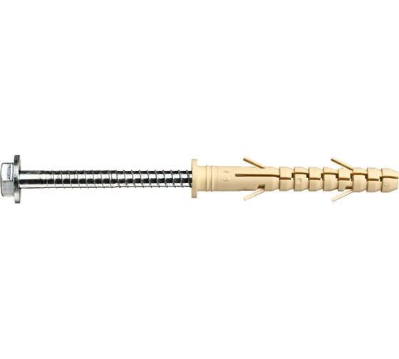 Дюбель 10*115 S-UF шестигранный SW13 T40 ZN фасадный с шестигранной головкой "SORMAT"