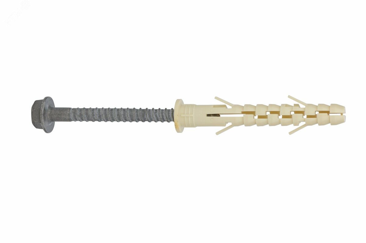 Дюбель 10*160 S-UF шестигранный SW13 T40 ZN фасадный с шестигранной головкой "SORMAT"