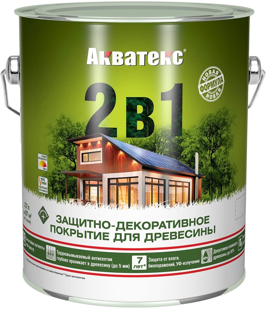 Текстурное покрытие Акватекс 2,7л сосна