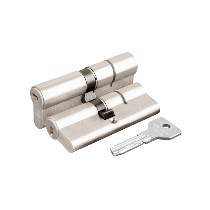 Цилиндровый механизм (100 ZA/80) 1000ZAKey80(35+10+35)СР хром 5Key