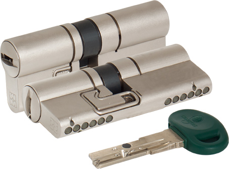 Цилиндровый механиз  АХ 202/80 (30+10+40) СР хром 5кл